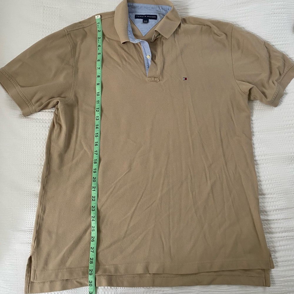 Tommy Hilfiger Men's Tan Polo Shirt XL